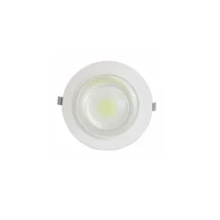 PLAFONIERA FARETTO COB LED DA INCASSO DA 30W LUCE BIANCO FREDDO CALDO