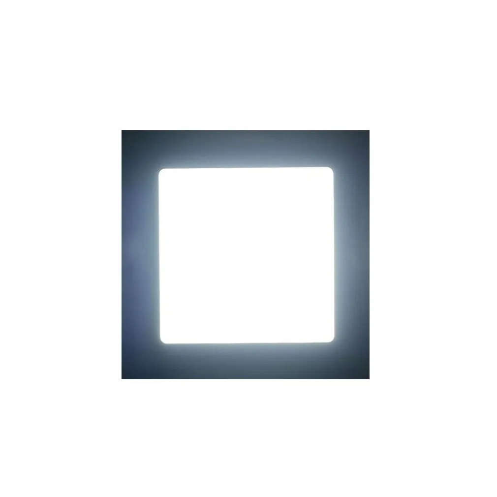 PLAFONIERA FARETTO LED QUADRATO DA SUPERFICIE DA 18W LUCE BIANCO FREDDO