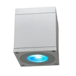 PLAFONIERA FARETTO QUADRATO SOFFITTO IMPERMEABILE GU10 VASCA BOX DOCCIA BAGNO 230V