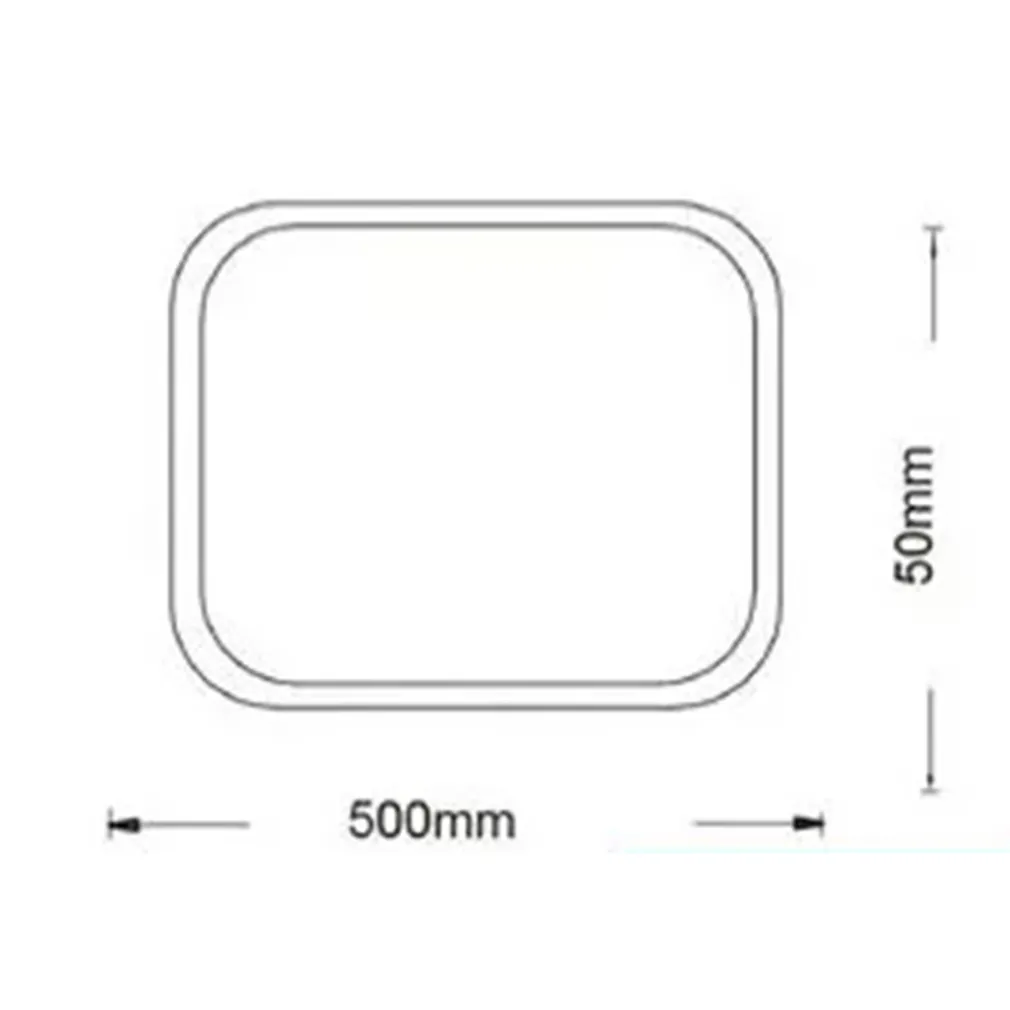 PLAFONIERA LAMPADA DA SOFFITTO QUADRATA 50W 4000LM CON BORDO TECNOLOGIA CCT IP20 C12-3C