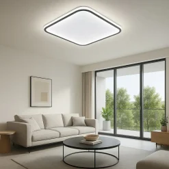 PLAFONIERA LAMPADA DA SOFFITTO QUADRATA 50W 4000LM CON BORDO TECNOLOGIA CCT IP20 C12-3C