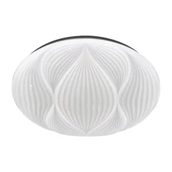 PLAFONIERA LAMPADA SOFFITTO DECORATA BIANCO LED 45W LUCE FREDDA 6500K IP20 97485