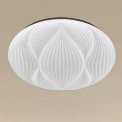 PLAFONIERA LAMPADA SOFFITTO DECORATA BIANCO LED 45W LUCE FREDDA 6500K IP20 97485