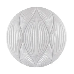 PLAFONIERA LAMPADA SOFFITTO DECORATA BIANCO LED 45W LUCE FREDDA 6500K IP20 97485