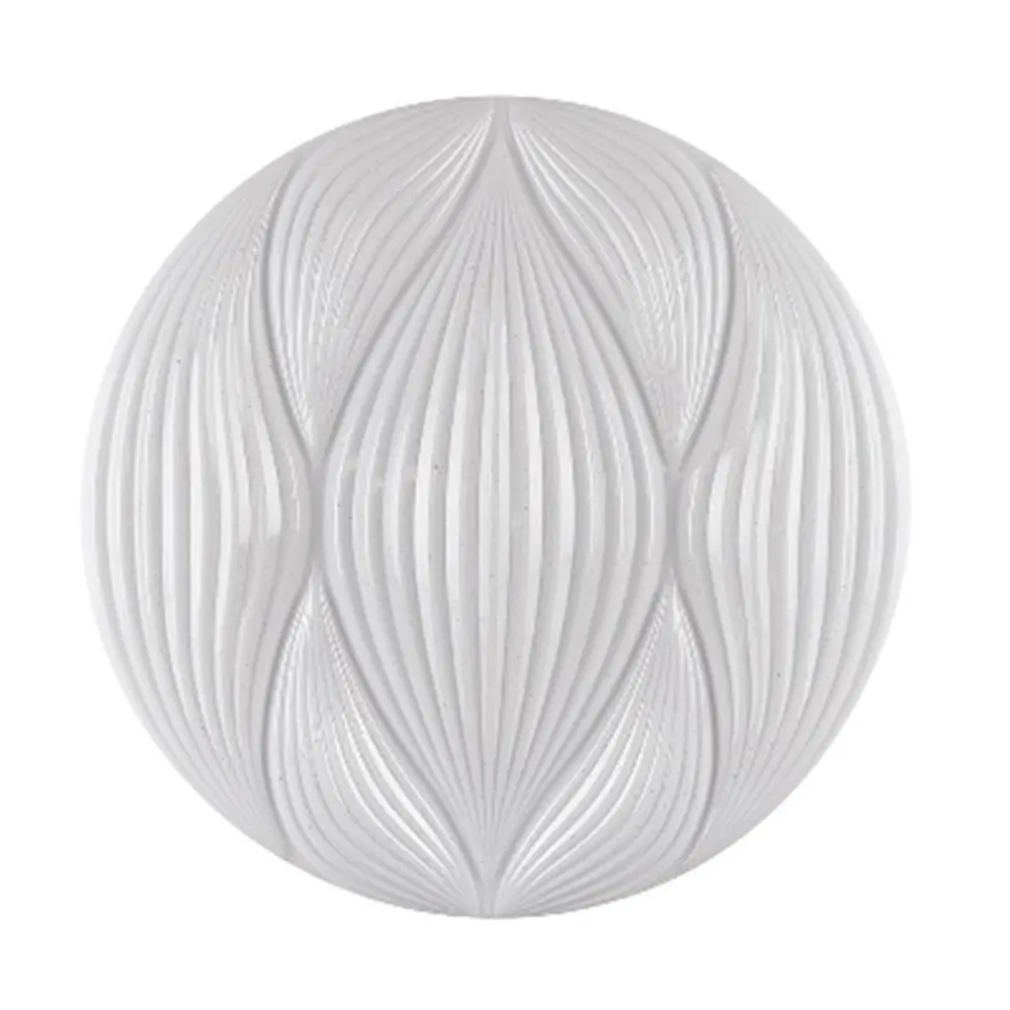 PLAFONIERA LAMPADA SOFFITTO DECORATA BIANCO LED 45W LUCE FREDDA 6500K IP20 97485