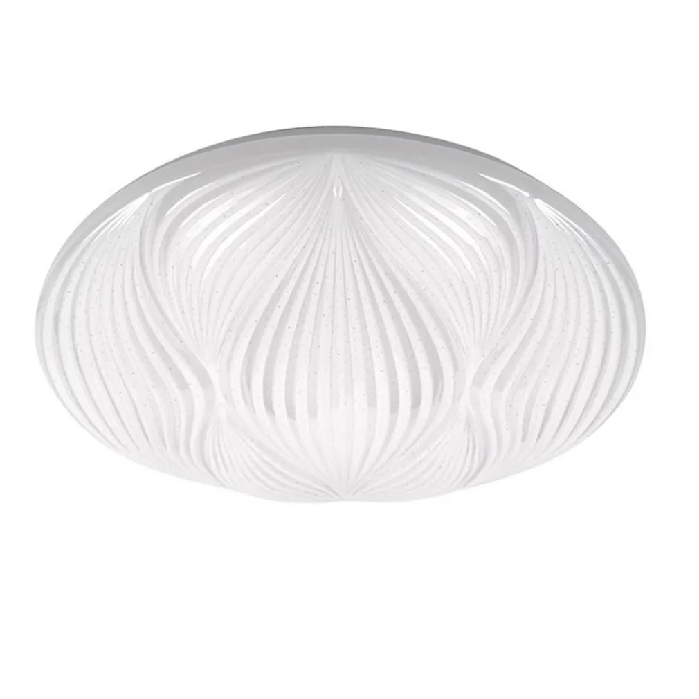 PLAFONIERA LAMPADA SOFFITTO DECORATA BIANCO LED 45W LUCE FREDDA 6500K IP20 97485