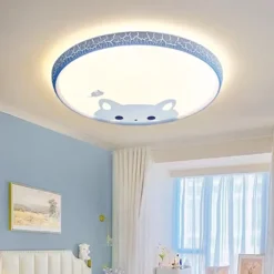 PLAFONIERA LAMPADARIO CAMERA BAMBINI LUCE NATURALE 4000K 30W 1300LM 410X60MM 98084