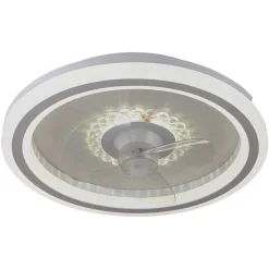 PLAFONIERA LAMPADARIO LED CON VENTILATORE SOFFITTO TELECOMANDO DIMMERABILE 60003
