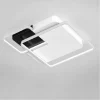 PLAFONIERA LED 35 W 3 QUADRATI BIANCO NERO LAMPADARIO SOFFITTO LUCE FREDDA 70821