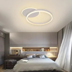 PLAFONIERA LED 51 W CCT DA 3000K A 6500K DIMMERABILE CERCHI LUCE SOFFITTO PARETE