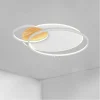 PLAFONIERA LED 38 W CERCHI BIANCO LAMPADARIO SOFFITTO MODERNO LUCE FREDDA 70845