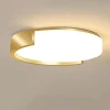 PLAFONIERA LED 24 W CERCHIO ORO DESIGN MODERNO SOFFITTO TONDA LUCE FREDDA 50125