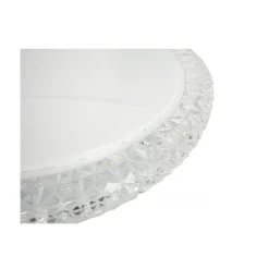 PLAFONIERA LED 60 W LAMPADARIO SOFFITTO SMART DIMMERABILE EFFETTO CRISTALLO