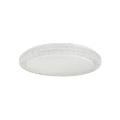 PLAFONIERA LED 60 W LAMPADARIO SOFFITTO SMART DIMMERABILE EFFETTO CRISTALLO