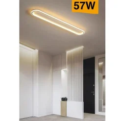 PLAFONIERA LED 57 W LAMPADA SOFFITTO DESIGN MODERNO LUCE 4000K 3000K 6500K C43B