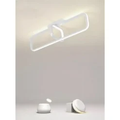 PLAFONIERA LED 32 W RETTANGOLARE BIANCO DESIGN MODERNO LAMPADARIO SOFFITTO 50217