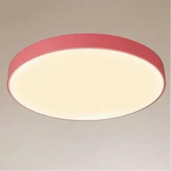 PLAFONIERA LED 70 W ROTONDA LAMPADA SOFFITTO ROSA LAMPADARIO LUCE NATURALE 02621