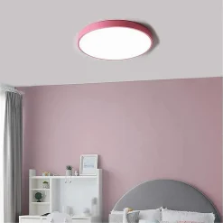 PLAFONIERA LED 70 W ROTONDA LAMPADA SOFFITTO ROSA LAMPADARIO LUCE NATURALE 02621