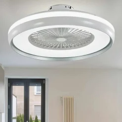 PLAFONIERA LED 62 W VENTILATORE DIMMERABILE TELECOMANDO 3 COLORAZIONI LUCE 60006