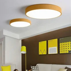 PLAFONIERA LED 70 WATT ROTONDA LAMPADA SOFFITTO ORO LAMPADARIO LUCE FREDDA 02577