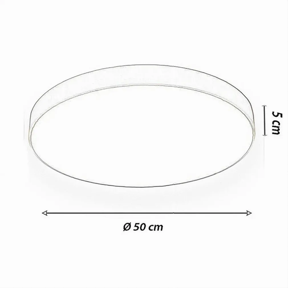 PLAFONIERA LED 70 WATT ROTONDA LAMPADA SOFFITTO ORO LAMPADARIO LUCE FREDDA 02577