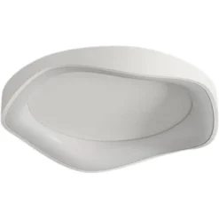 PLAFONIERA LED A ONDA BIANCA 38 W ULTRA MODERNA TRE COLORAZIONE DI LUCE C53-B3C