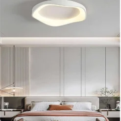 PLAFONIERA LED A ONDA BIANCA 38 W ULTRA MODERNA TRE COLORAZIONE DI LUCE C53-B3C