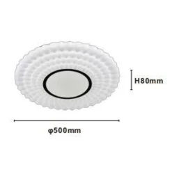 PLAFONIERA LED DA SOFFITTO 60 W 6000LM BIANCO LAMPADA LUCE FREDDA 6500K IP20 69793