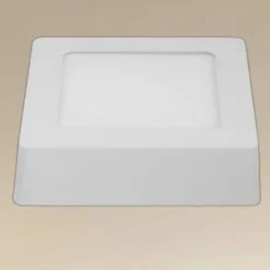 PLAFONIERA LED DA SOFFITTO 6W LUCE 3000K-6500K PARETE QUADRATO CON INTERRUTTORE 00168