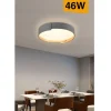 PLAFONIERA LED GRIGIO 46 W MODERNO SOFFITTO ROTONDA LUCE 4000K 3000K 6500K C49-G