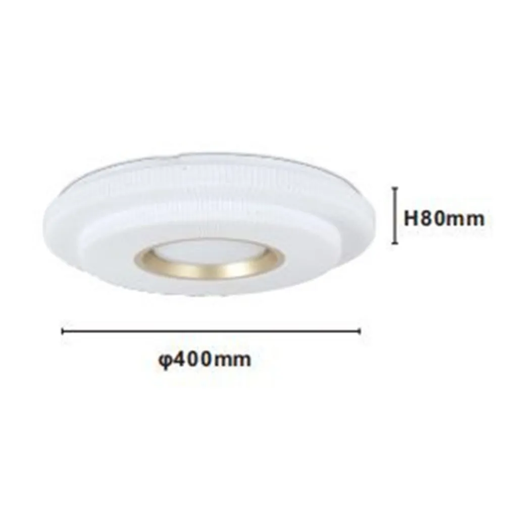 PLAFONIERA LED LAMPADA DA SOFFITTO 45W LUCE BIANCO FREDDO 6500K ORO BIANCO 45502