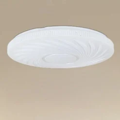 PLAFONIERA LED LAMPADA DA SOFFITTO VORTICE 45 WATT LUCE FREDDA 6500K BIANCO 75338