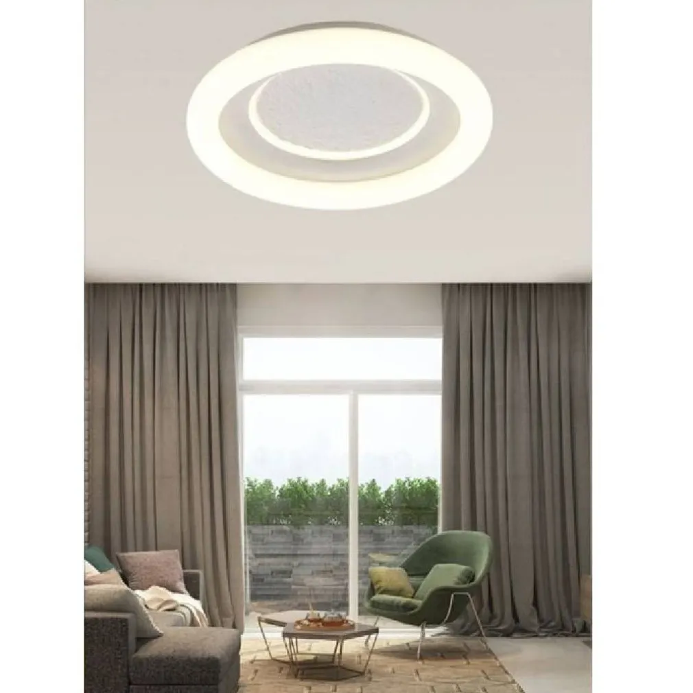 PLAFONIERA LED LAMPADARIO SOFFITTO 40 W BIANCO TRIPLA COLORAZIONE LUCE PN-29-3C