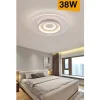 PLAFONIERA LED MODERNA 38 WATT FINITURA BIANCA LUCE CALDA FREDDA NATURALE C40-B