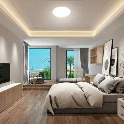 PLAFONIERA LED ROTONDA 12 W LUCE BIANCA 4000K NATURALE LAMPADA SOFFITTO 29,5 CM