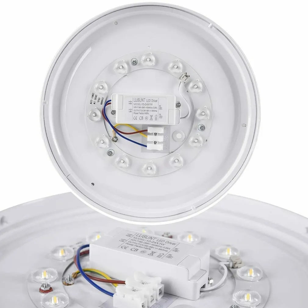 PLAFONIERA LED ROTONDA 12W LUCE BIANCA 4000K EFFETTO STELLE LAMPADA SOFFITTO