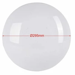 PLAFONIERA LED ROTONDA 12W LUCE BIANCA 4000K EFFETTO STELLE LAMPADA SOFFITTO