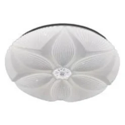 PLAFONIERA LED SOFFITTO DECORO FIORE 45W BIANCO LAMPADA LUCE FREDDA 6500K IP20 71771