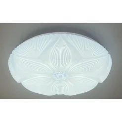PLAFONIERA LED SOFFITTO DECORO FIORE 45W BIANCO LAMPADA LUCE FREDDA 6500K IP20 71771