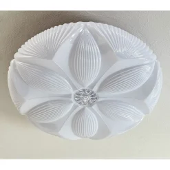 PLAFONIERA LED SOFFITTO DECORO FIORE 45W BIANCO LAMPADA LUCE FREDDA 6500K IP20 71771