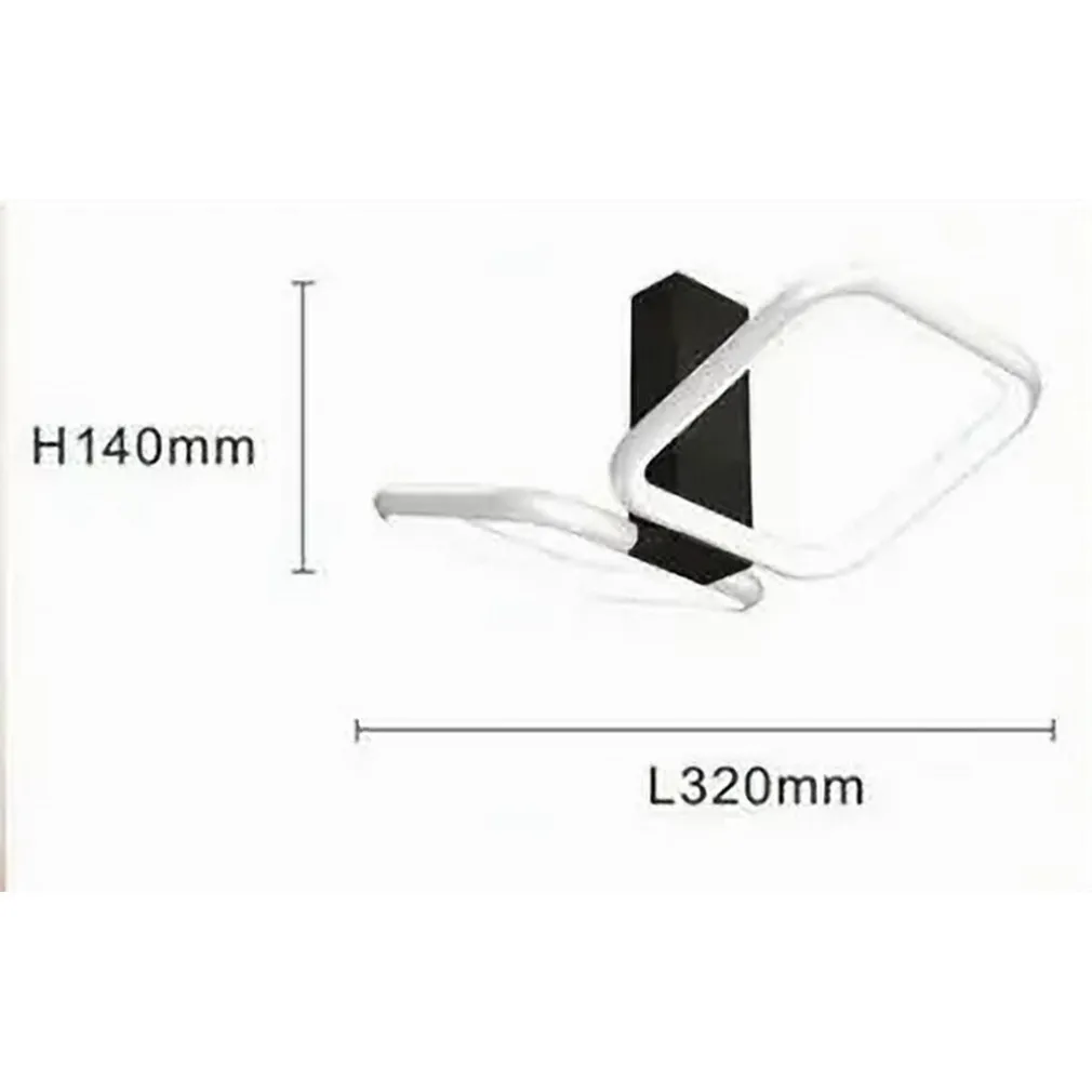 PLAFONIERA LED 20W 2 QUADRATI BIANCO DESIGN MODERNO LAMPADARIO DA SOFFITTO 50568