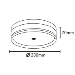 PLAFONIERA LED 18W A SOFFITTO MODERNA TECNOLOGIA CCT 3 TONALITÀ SELEZIONABILI BL230-3C