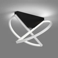 PLAFONIERA LED 44W BIANCO LAMPADARIO DA SOFFITTO DESIGN MODERNO LUCE FREDDA 50414