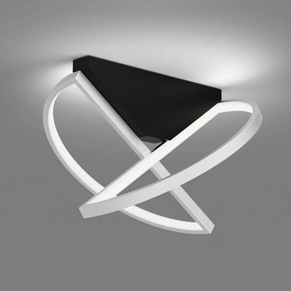 PLAFONIERA LED 44W BIANCO LAMPADARIO DA SOFFITTO DESIGN MODERNO LUCE FREDDA 50414