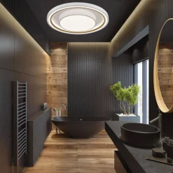 PLAFONIERA LED 35W CCT 3 COLORAZIONI LUCE GESTIBILE CON TELECOMANDO APP BLUETOOTH PN-31-3C