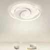 PLAFONIERA LED 45W CERCHIO SPIRALE VORTICE BIANCO LAMPADARIO SOFFITTO LUCE 4000K 70593