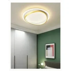 PLAFONIERA LED 36W CERCHIO BIANCO ORO MODERNO SOFFITTO TONDA LUCE NATURALE 71493