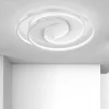 PLAFONIERA LED 45W CERCHIO SPIRALE VORTICE BIANCO LAMPADARIO SOFFITTO LUCE 6500K 70609
