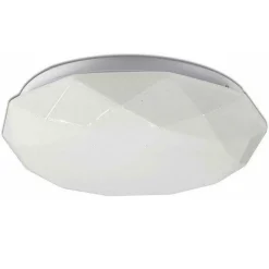 PLAFONIERA LED 18W CON SCOCCA LAVORATA PUNTI TRASPARENTI LUCE 4000K 3000K C-02