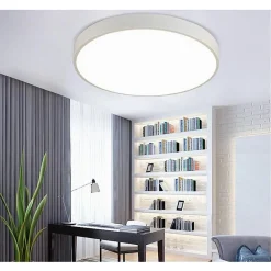 PLAFONIERA LED 70W ROTONDA LAMPADA SOFFITTO BIANCA LAMPADARIO LUCE NATURALE 02560